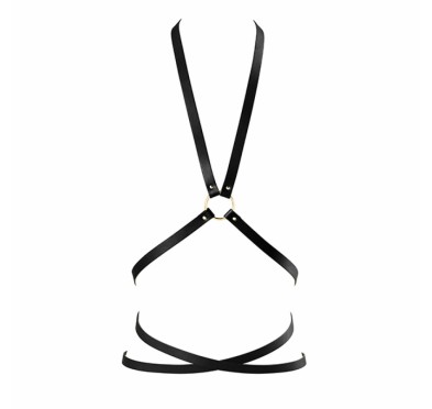 Uprząż - Bijoux Indiscrets Maze Multi Position Body Harness Black